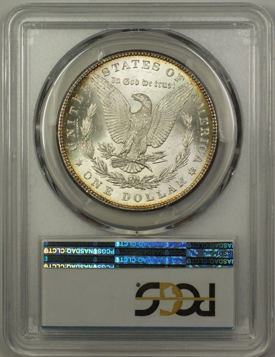 1885 Morgan Silver Dollar $1 Coin PCGS MS-63 Lightly Toned (14b)