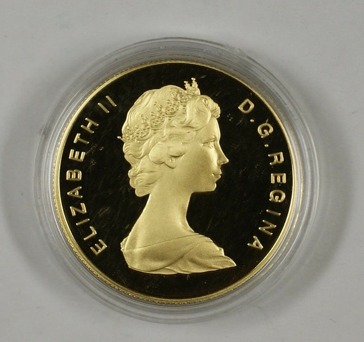 1986 Canada $100 Dollar 1/2 Oz Gold Proof Coin as Issued WW
