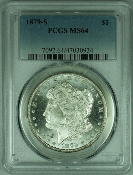 1879-S Morgan Silver Dollar Semi Proof-Like  PCGS MS-64   (35L)