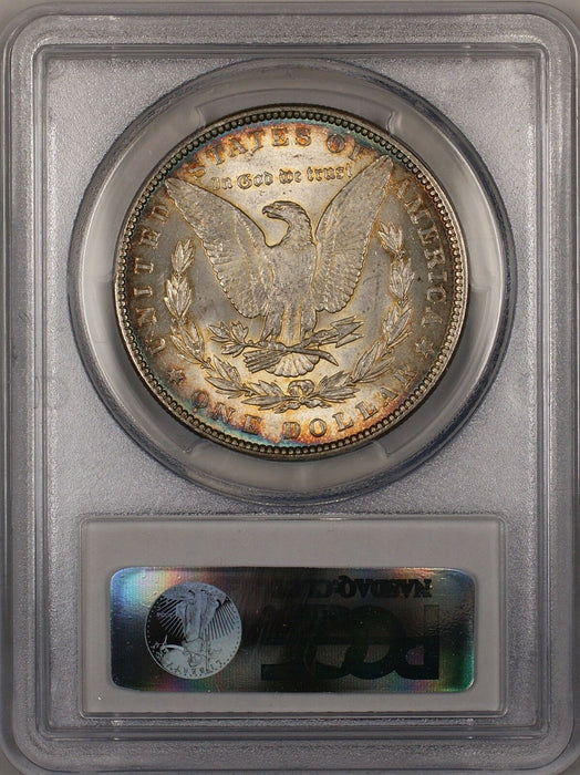 1887 Morgan Silver Dollar $1 Coin PCGS MS-65 Nicely Toned Gem (13a)