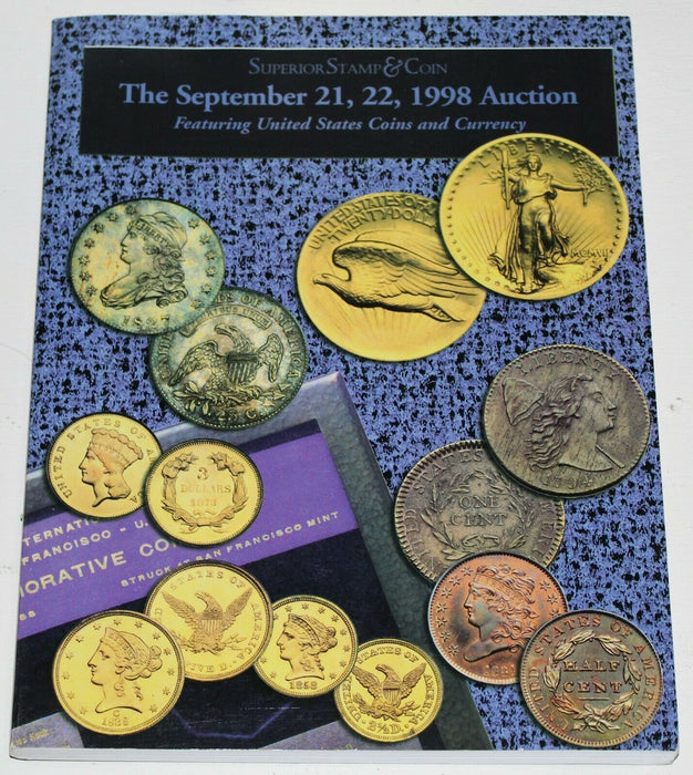Superior Stamp & Coin Auction Catalog September 21 & 22 1998 WW18M