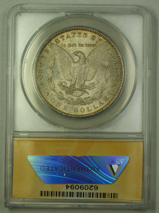 1898 Morgan Silver Dollar $1 ANACS MS-62 Better Coin Toned JMX