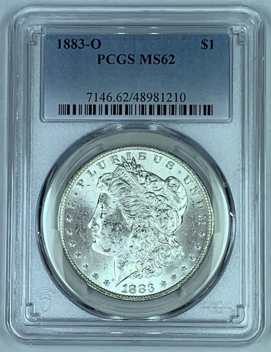 1883-O Morgan Silver $1 Dollar Coin PCGS MS 62 Looks Better (7) A