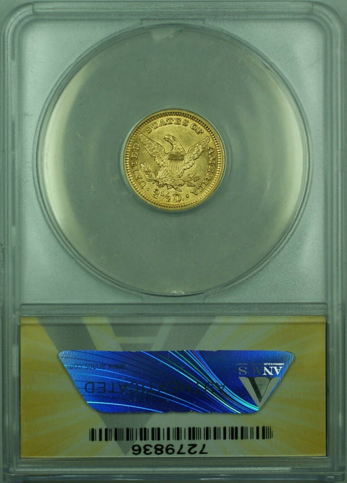 1904 Liberty Quarter Eagle $2.50 Gold Coin ANACS AU-58