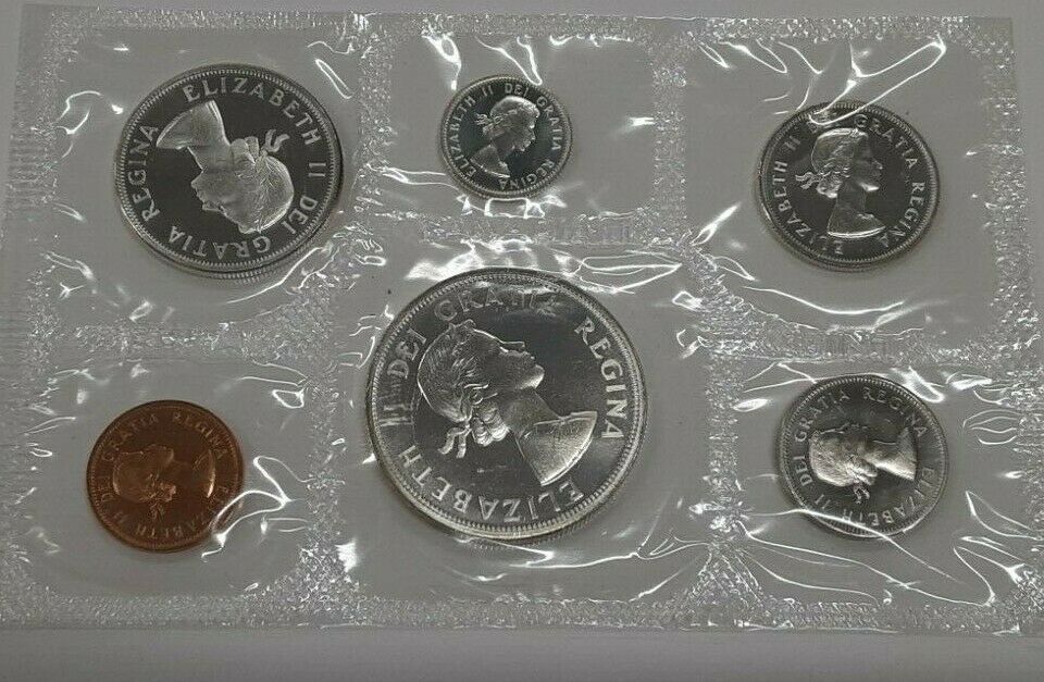 1964 Canada Mint Sets- Proof Like- Uncirculated Coin Set-Original Box of 25 Sets