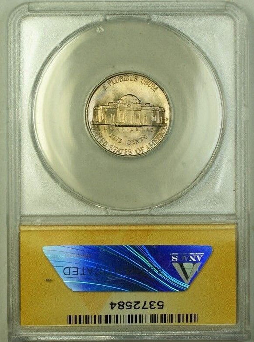 1938-D Jefferson Nickel 5c Coin ANACS MS-67 Gem BU