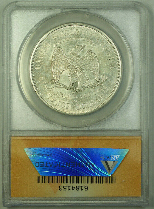 1874-CC Trade Dollar $1 Coin ANACS AU-55 Details RJS