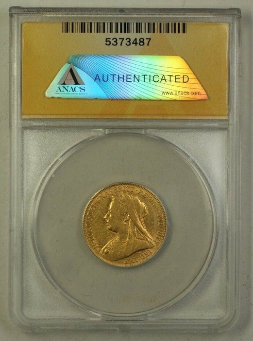 1900-P Australia Sovereign Gold Coin ANACS EF-40 Extra Fine