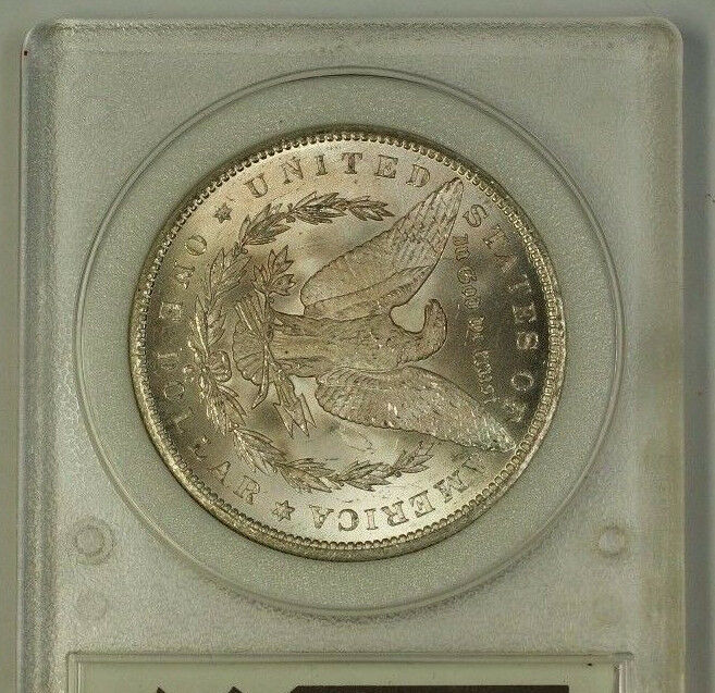 1884-CC Morgan Silver Dollar $1 collectible encapsulation Choice (B)