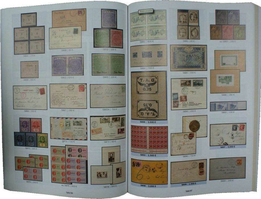 February 6-10 2012 Auction House Stamp Auction #21 Catalog GmbH & Co (A144)