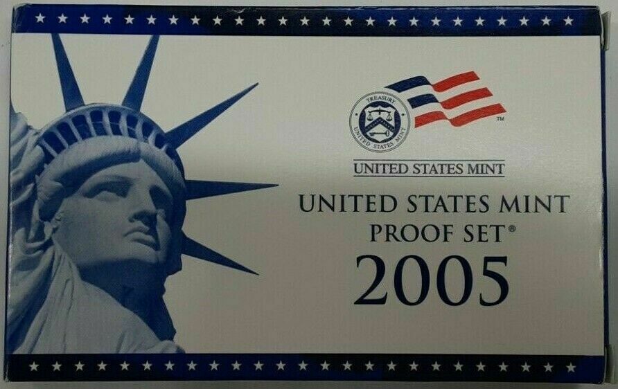 2005-S US Mint Clad Proof Set 11 Gem Coins In OGP w/Box & COA