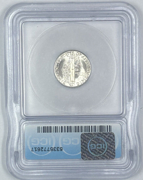 1944 Mercury Silver Dime 10c Coin ICG MS 63 (Looks Better) (54) E