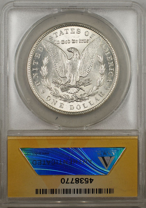 1889 Morgan Silver Dollar Coin $1 ANACS MS-62 Better Quality Coin (8A)