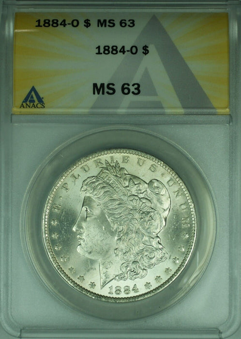 1884-O Morgan Silver Dollar S$1 ANACS MS-63  (26)