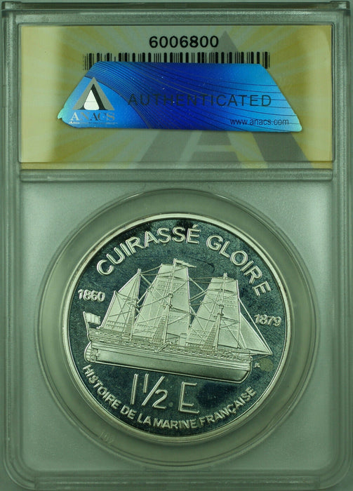 2004 1.50E France ANACS PF 66 DCAM Guadeloupe Essai 1.5 Euro Silver Proof Coin