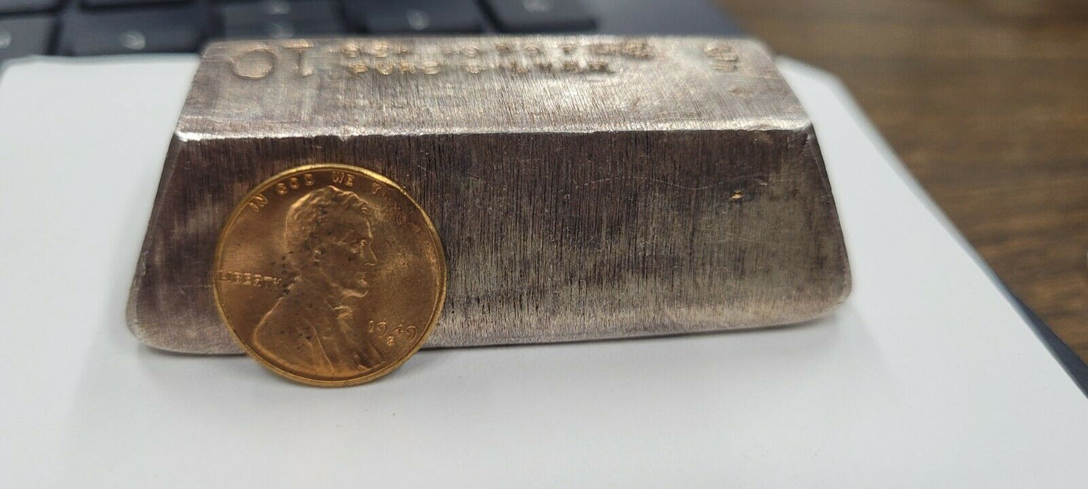 CNS INC Colorado 10oz Silver Poured Bar .999 Fine See Description