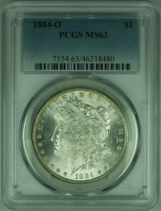 1884-O Morgan Silver Dollar  PCGS MS-63   (25A)