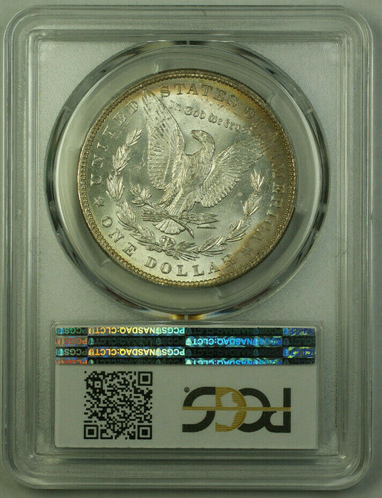 1887 Morgan Silver Dollar $1 Coin PCGS MS-63 Lightly Toned Reverse (20) (V)