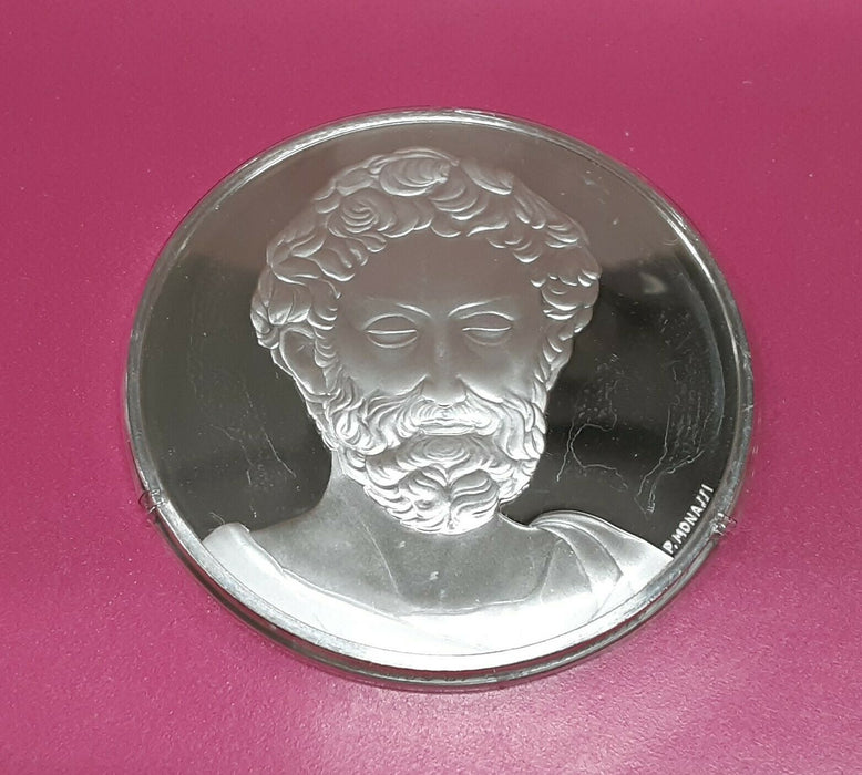Franklin Mint Genius of Michelangelo PF .925 Silver Medal- St. Peter