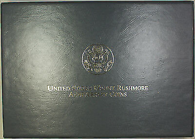 1991 Proof & Uncirculated Mount Rushmore Anniversary Gold & Silver 6 Coin Set