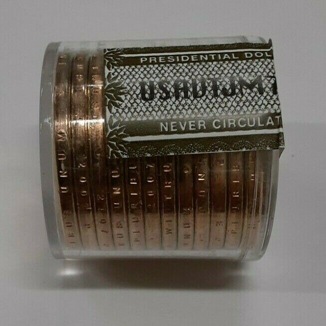 Lot of 12 James Madison Presidential Dollar Coins BU Small Roll Danbury Mint