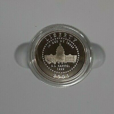 2001 Capitol Visitor Center Commemorative Proof Clad Half Dollar Coin in OGP