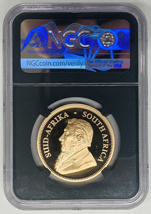 2022 Proof S. Africa Gold Krugerrand Coin NGC PR 70 UCAM, W/COA & Box