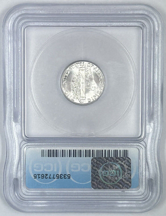 1944 Mercury Silver Dime 10c Coin ICG MS 65 (54) B