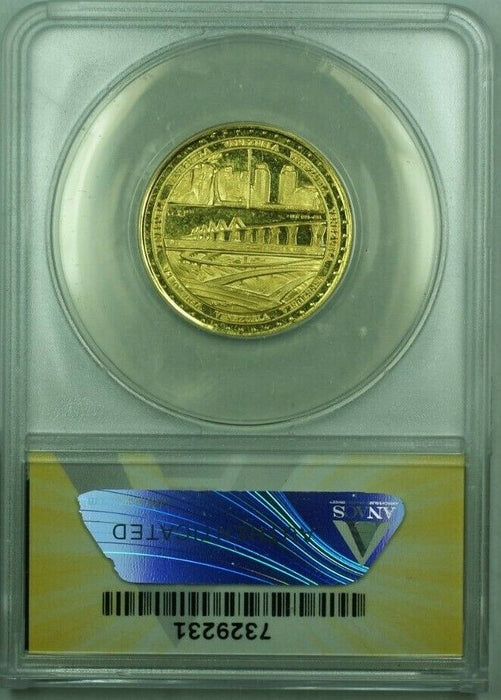 ND Medal Venezuela/Bolivar/Sights .900 Gold Proof Medal  ANACS PF-64 DCAM