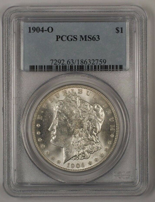 1904-O Morgan Silver Dollar $1 Coin PCGS MS-63 B (2)