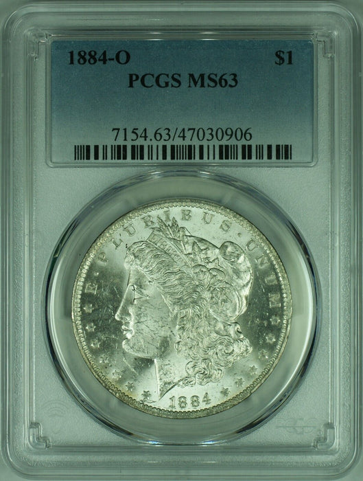 1884-O Morgan Silver Dollar Coin  PCGS MS-63   (36A)