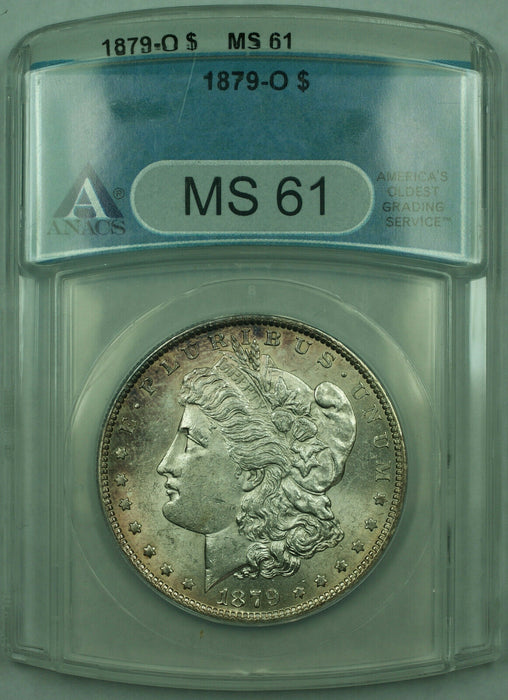 1879-O Morgan Silver Dollar $1 Coin ANACS MS-61 Better Coin (RP)