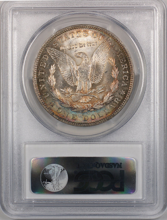 1904-O Morgan Silver Dollar $1 Coin PCGS MS 62 (Toned 12-A)