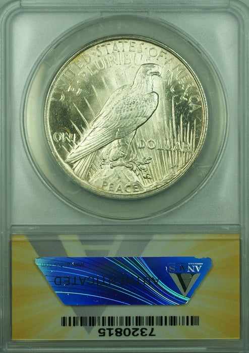 1924 Peace Silver Dollar S$1 ANACS MS-61  (45)