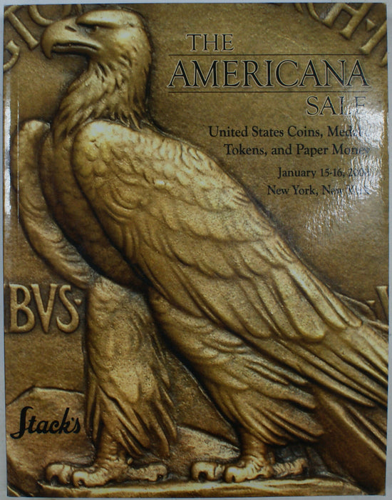 January 15-16 '08 The Americana Sale Auction Catalog Stack's (A5)