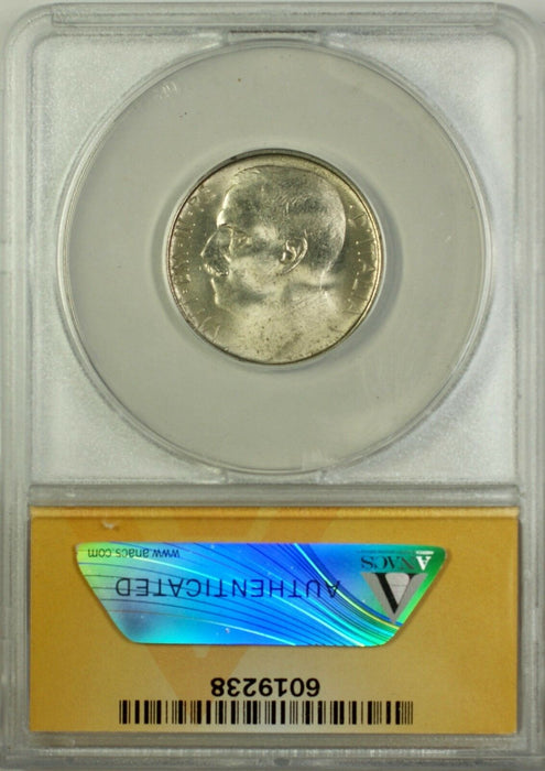 1920-R Italy 50 Centesimi Coin ANACS AU-58 Rome