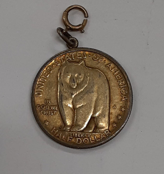 1936-S Bay Bridge Commemorative Silver Half Dollar W/Loop For Jewelry