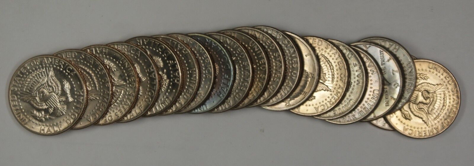 1979 P BU Kennedy Half Dollar Roll 20 Coins