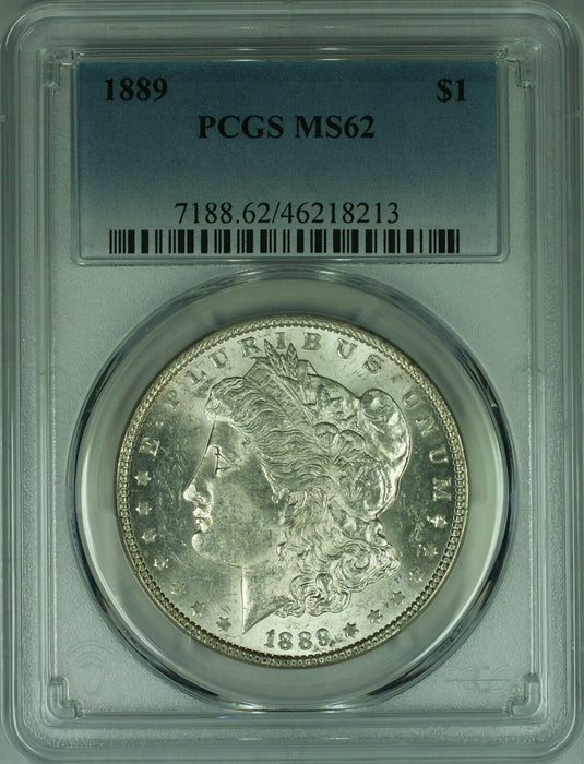 1889 Morgan Silver Dollar Coin PCGS MS-62  (47D)