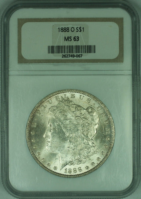 1888-O Morgan Silver Dollar $1 NGC MS-63