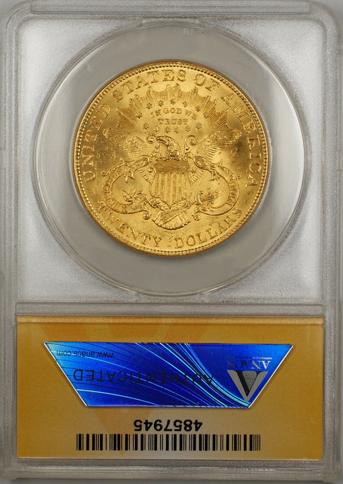 1904 $20 Liberty Double Eagle Gold Coin ANACS MS-62 SB (H)