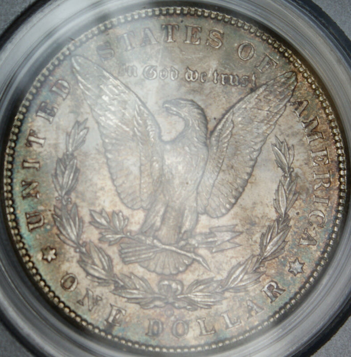 1899-O Morgan Silver Dollar, PCGS MS-64, Beautiful Toning