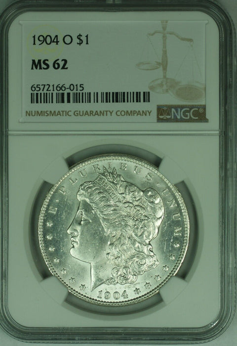 1904-O Morgan Silver Dollar $1 NGC MS-62 Better Coin   (46)