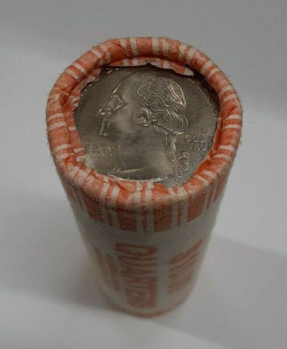 2000 P Virginia State Quarter BU Machine Wrapped Roll- 40 Coins-in OBW/Tubes