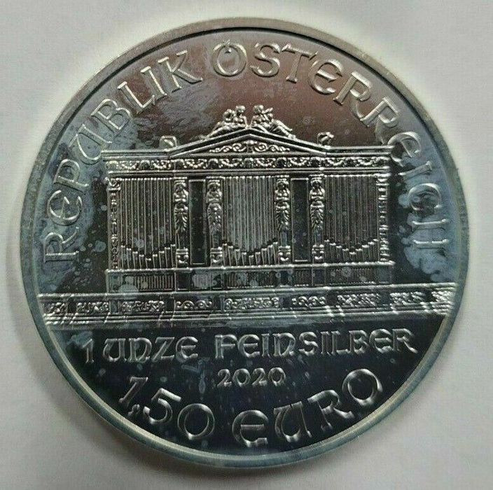 2020 Austrian Philharmonic 1oz Silver Coin BU