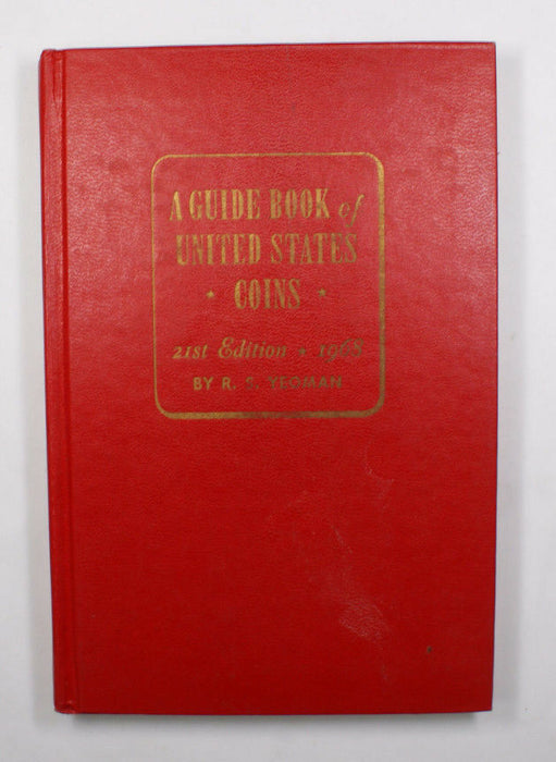 1968 Red Book A Guide Book of United States Coins Price Guide 21th Edition