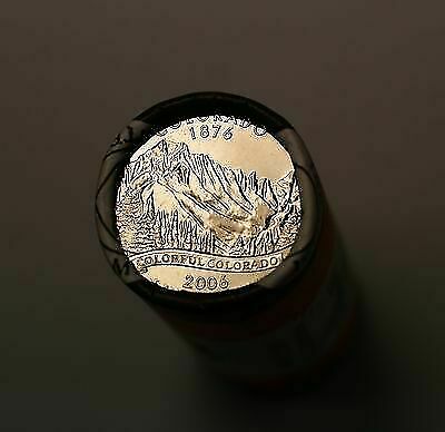 2006-D Colorado Statehood Quarter BU Roll- 40 Coins-in OBW/Tubes
