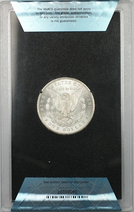 1883-CC Uncirculated Morgan Silver Dollar Coin $1 ANACS MS-63 1L