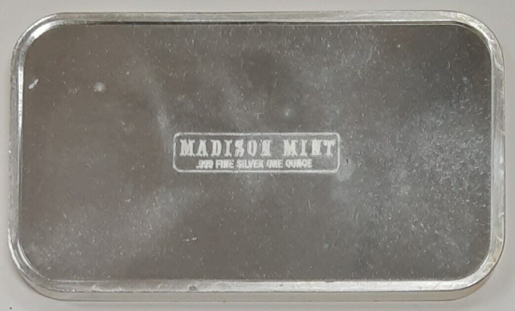 Madison Mint  .999 Fine 1 Troy Oz Silver Bar - Mothers Day 1976  SB 158