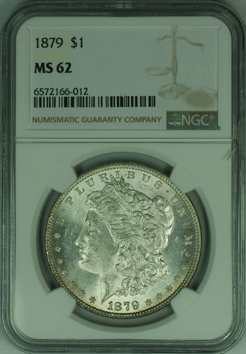 1879 Morgan Silver Dollar S$1 Coin NGC MS-62  (46)